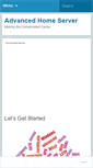 Mobile Screenshot of advancedhomeserver.com